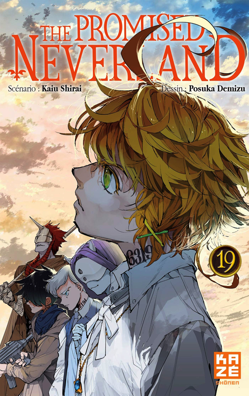 The promised neverland T19, manga chez Kazé manga de Shirai, Demizu