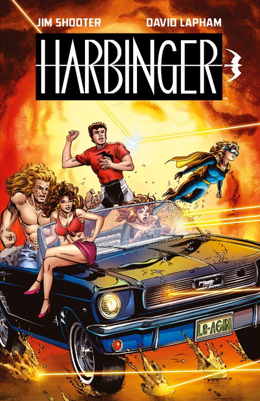Harbinger, comics chez Bliss Comics de Shooter, Lapham