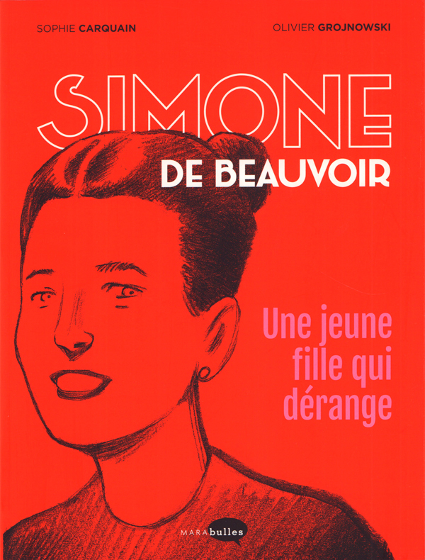 Simone de Beauvoir, bd chez Marabout de Carquain, Grojnowski
