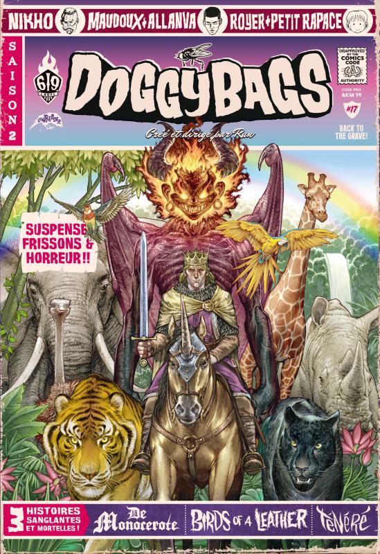  Doggybags T17, comics chez Ankama de Royer, Nikho, Maudoux, Allanva, Petit Rapace