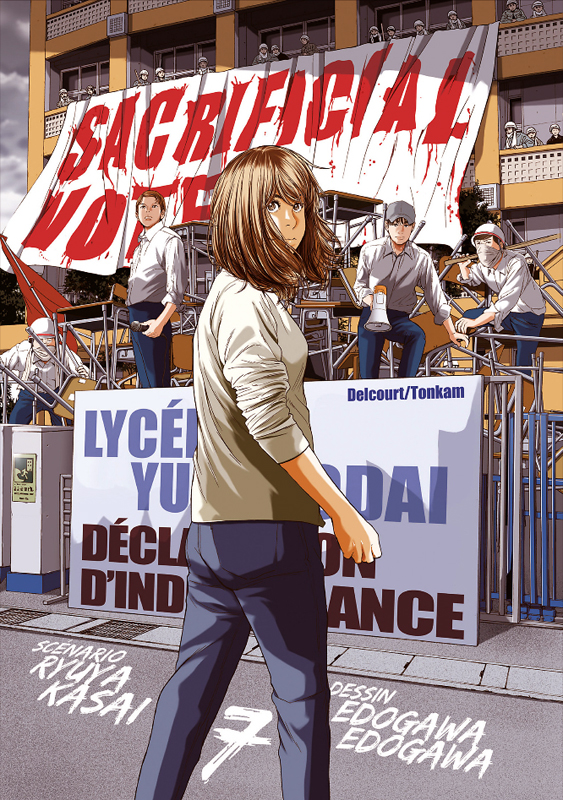  Sacrificial vote T7, manga chez Delcourt Tonkam de Kasai, Edogawa