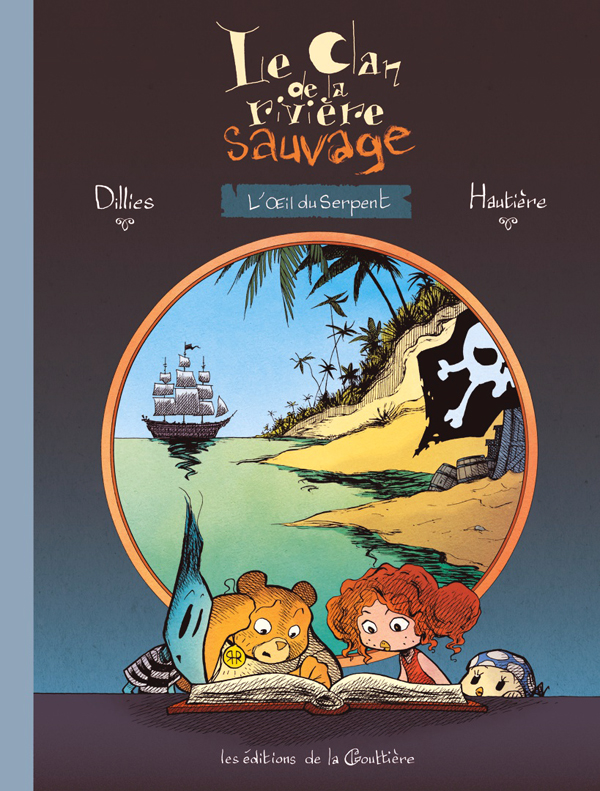 Le Clan de la rivière sauvage, bd chez Editions de la Gouttière de Hautière, Dillies, Bouchard