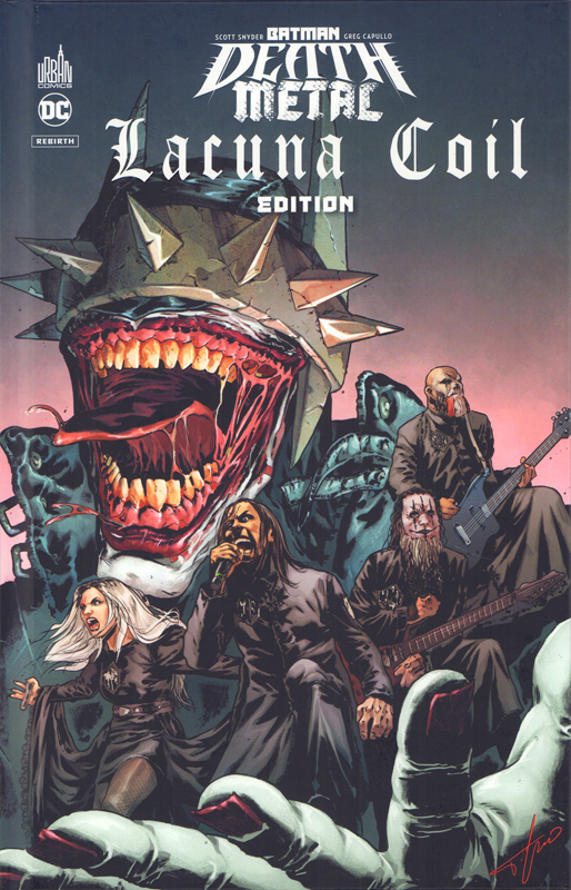  Batman Death Metal T3 : Lacuna Coil Edition (0), comics chez Urban Comics de Snyder, Capullo, FCO Plascencia, Timpano