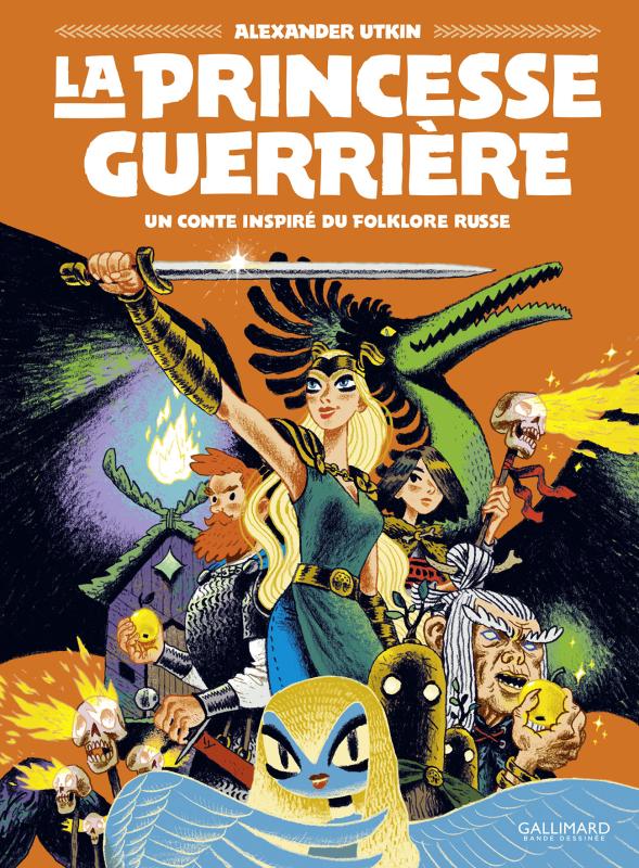 La Princesse guerrière, bd chez Gallimard de Utkin