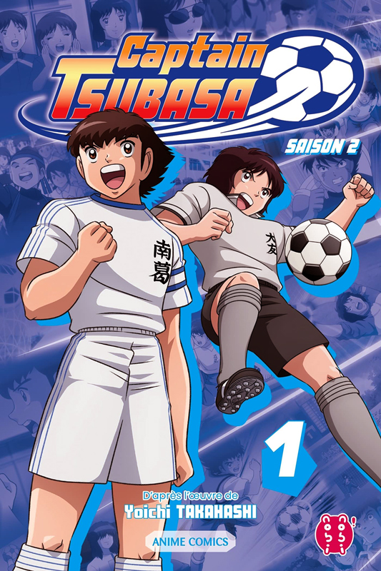  Captain Tsubasa Anime comics – Saison 2, T1, manga chez Nobi Nobi! de Takahashi, DAVID Production