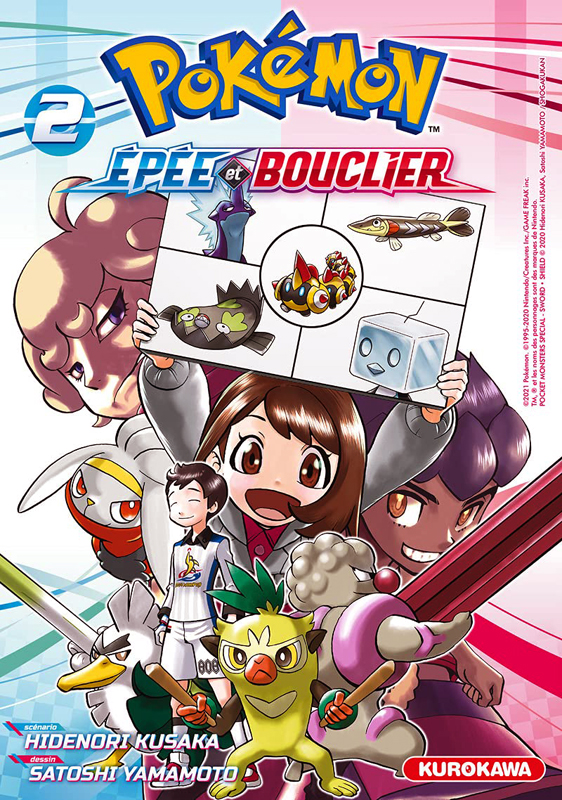  Pokémon Epée et Bouclier  T2, manga chez Kurokawa de Kusaka, Yamamoto