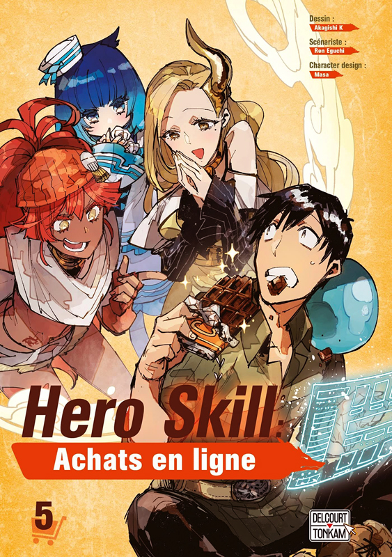  Hero skill : achats en ligne T5, manga chez Delcourt Tonkam de Eguchi, Akagishi