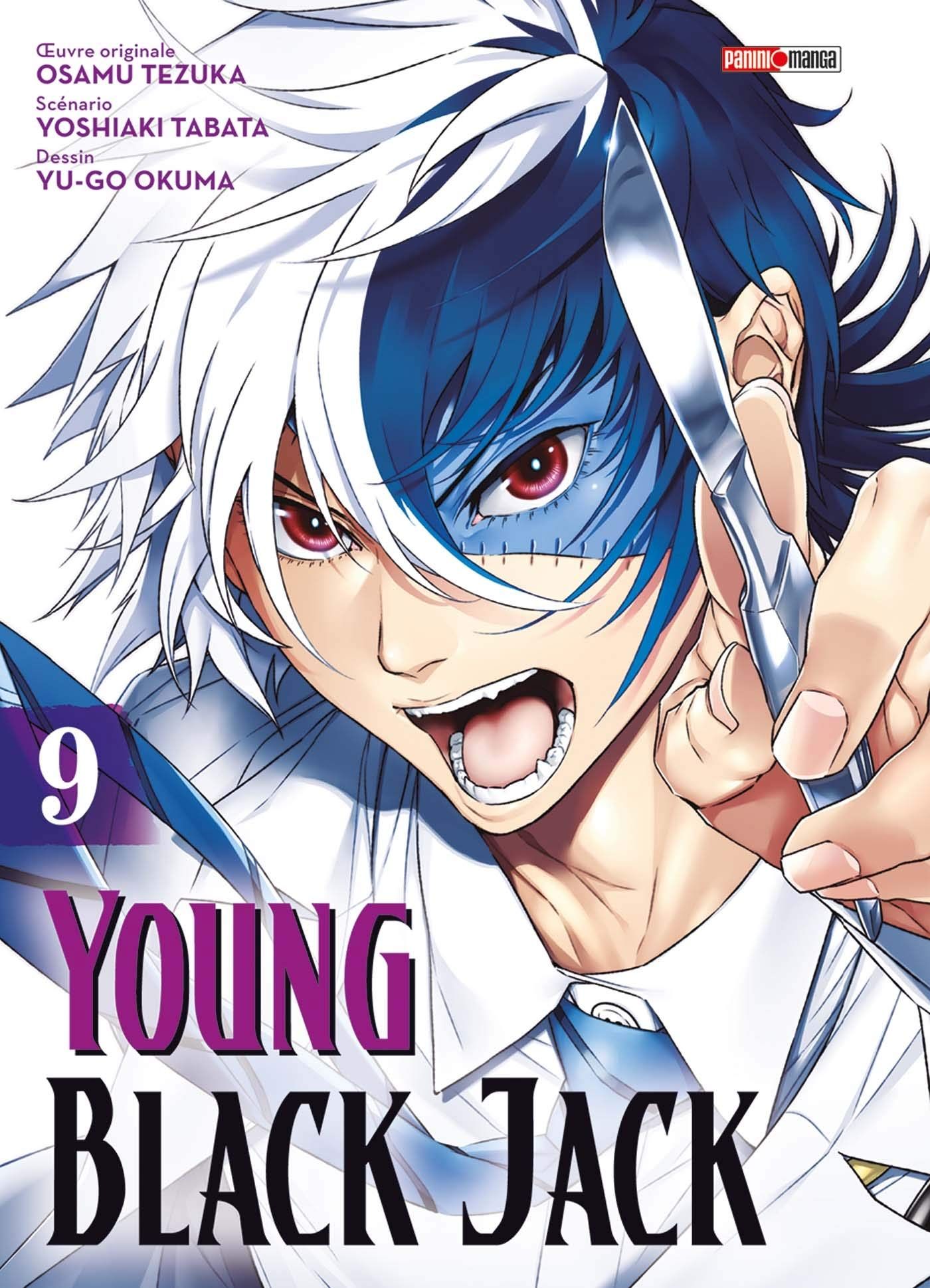  Young Black Jack T9, manga chez Panini Comics de Tabata, Tezuka, Okuma