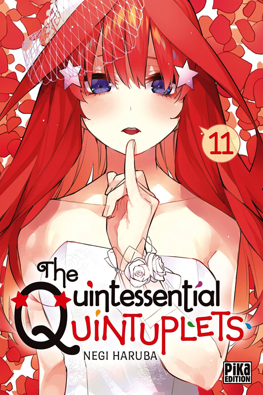  The quintessential quintuplets T11, manga chez Pika de Haruba