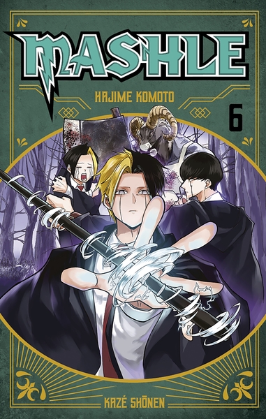  Mashle T6, manga chez Kazé manga de Kômoto