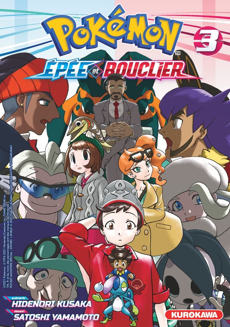  Pokémon Epée et Bouclier  T3, manga chez Kurokawa de Kusaka, Yamamoto