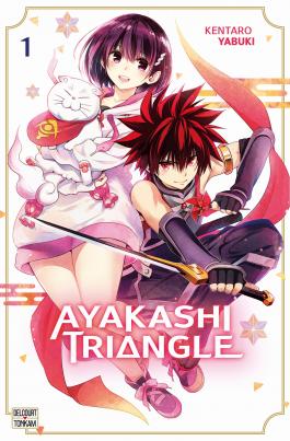  Ayakashi triangle T1, manga chez Delcourt Tonkam de Yabuki