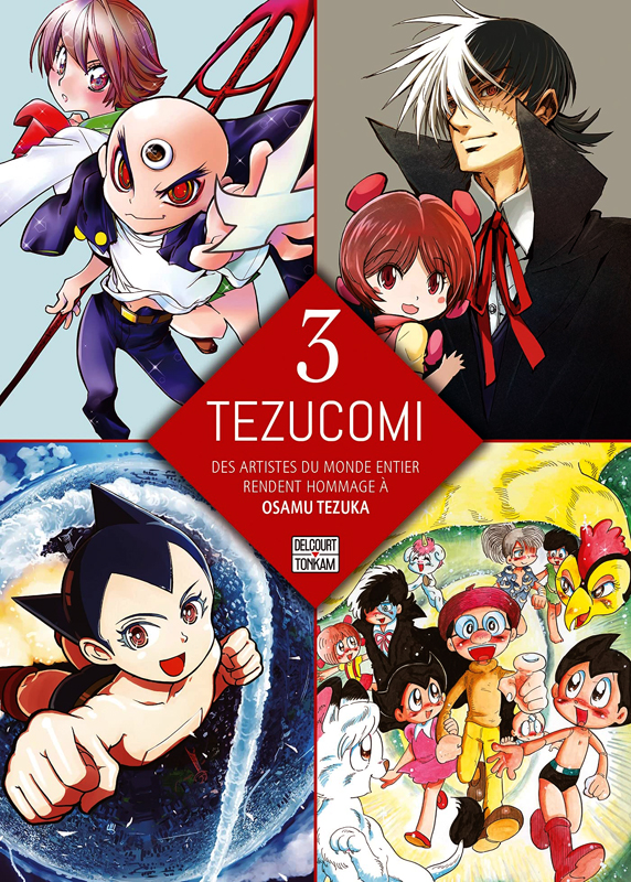  Tezucomi T3, manga chez Delcourt Tonkam de Mig, Cossu, Bokutengou, Mangin, Ruiz, Buredo, Ishida, NCT, Bablet, Yoshihisa, Tezuka