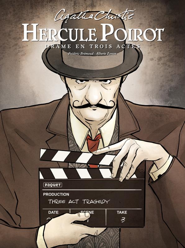 Hercule Poirot T7 : Drame en trois actes (0), bd chez Paquet de Brrémaud, Zanon, Alquier