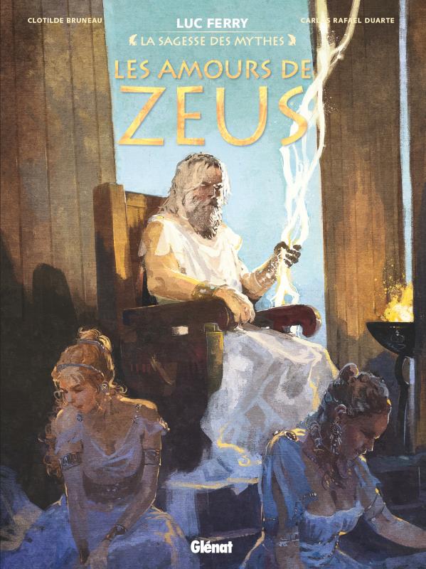 Les Amours de Zeus, bd chez Glénat de Bruneau, Duarte, Ruby, Vignaux