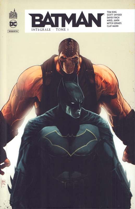 Batman Rebirth Intégrale T1, comics chez Urban Comics de King, Snyder, Janin, Finch, Collectif