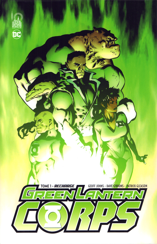 Green Lantern Corps  T1 : Recharge  (0), comics chez Urban Comics de Collectif, Johns, Nguyen, Gleason, Gibbons, Baumann, Rollins