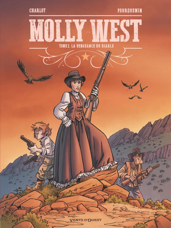 Molly west T2 : La vengeance du diable (0), bd chez Glénat de Charlot, Fourquemin, Zeppegno