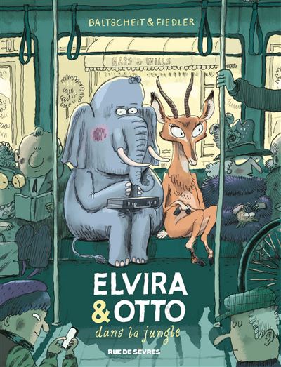 Elvira & Otto dans la jungle, bd chez Rue de Sèvres de Baltscheit, Fiedler, Paq