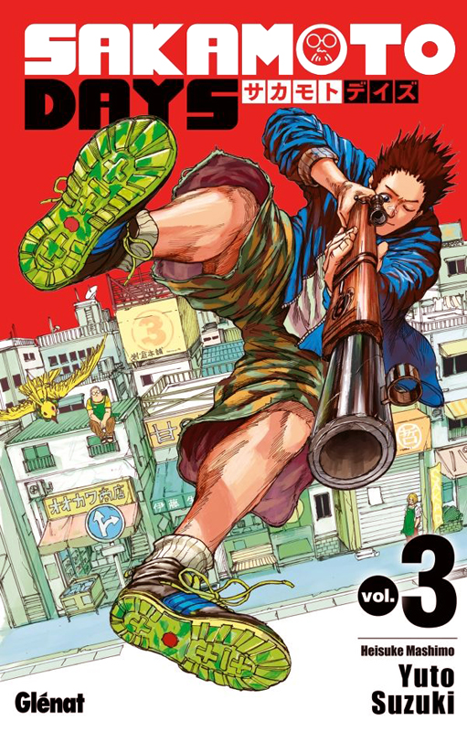  Sakamoto days T3, manga chez Glénat de Suzuki