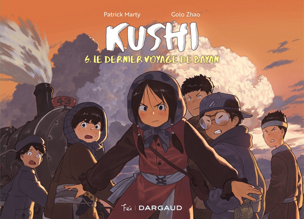  Kushi T6 : Le dernier voyage de Bayan (0), manga chez Dargaud de Marty, Zhao