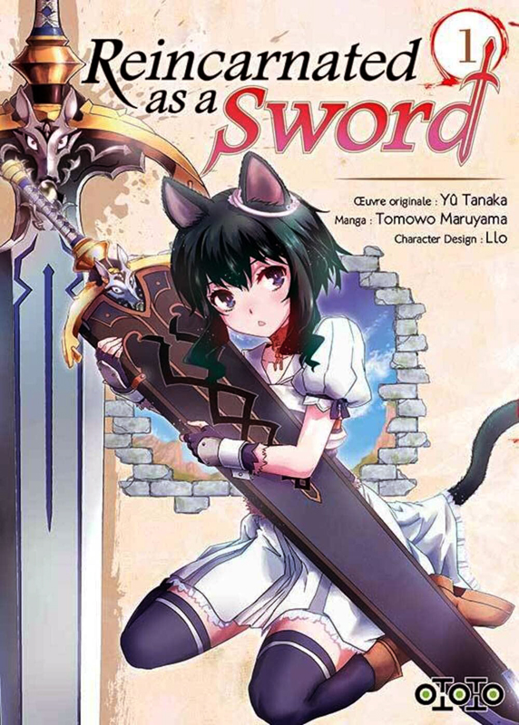  Reincarnated as a sword T1, manga chez Ototo de Tanaka, Maruyama, Ruroo