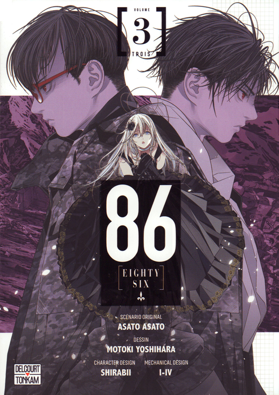  86, eighty six T3, manga chez Delcourt Tonkam de Asato, Yoshihara