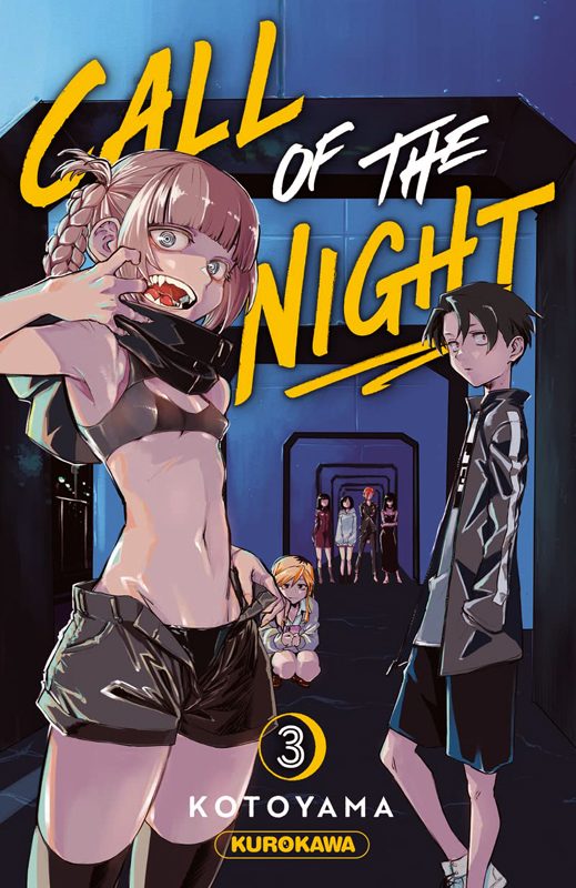  Call of the night T3, manga chez Kurokawa de Kotoyama