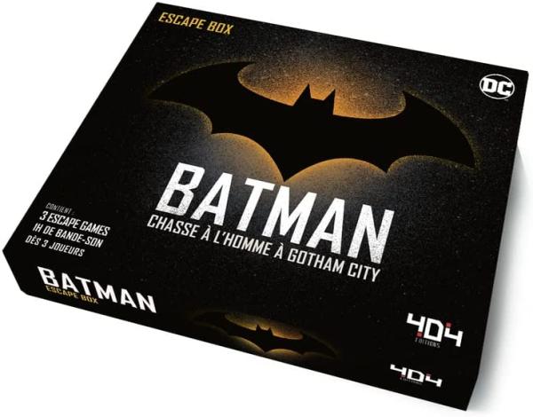 Batman escape box : Chasse à l'homme à Gotham City (0), comics chez 404 éditions de Iscan, Collectif, Poiré