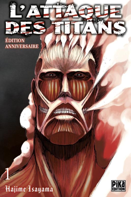 L'attaque des titans T1 : Edition anniversaire (0), manga chez Pika de Isayama