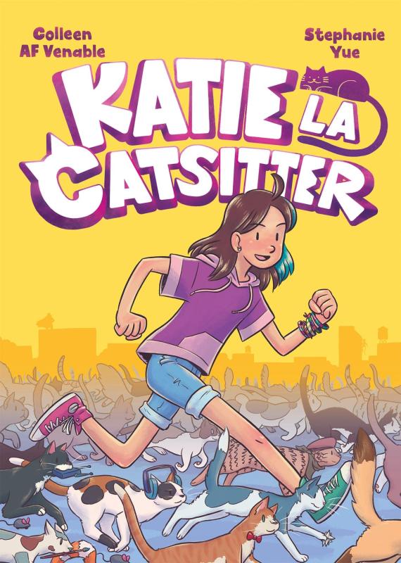Katie la catsitter, comics chez Hachette de Venable, Yue, Lamb