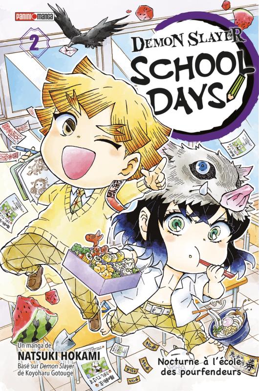  Demon slayer school days T2, manga chez Panini Comics de Gotouge, Hirumi