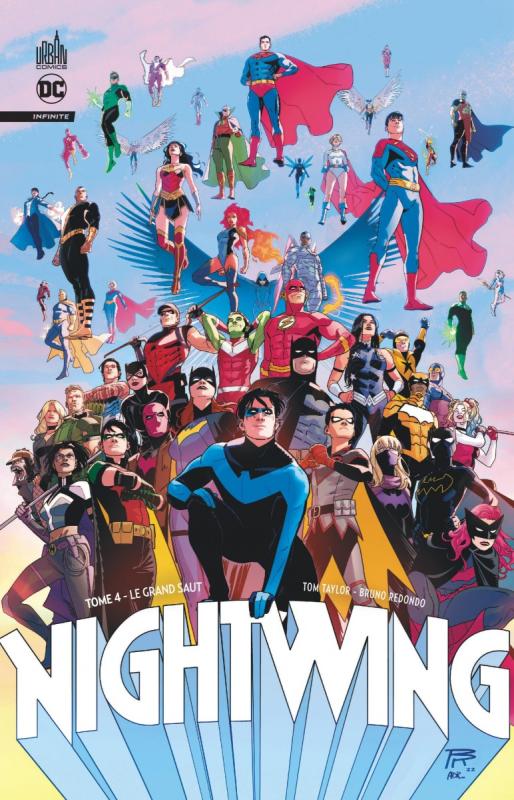  Nightwing Infinite  T4 : Le grand saut (0), comics chez Urban Comics de Taylor, Collectif, Redondo, Lucas