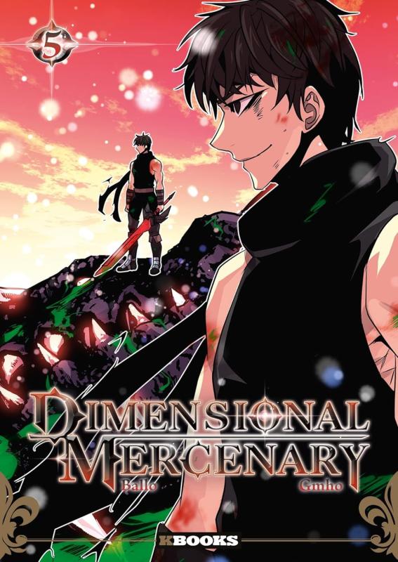  Dimensional mercenary T5, manga chez Delcourt Tonkam de Gmho, Kim