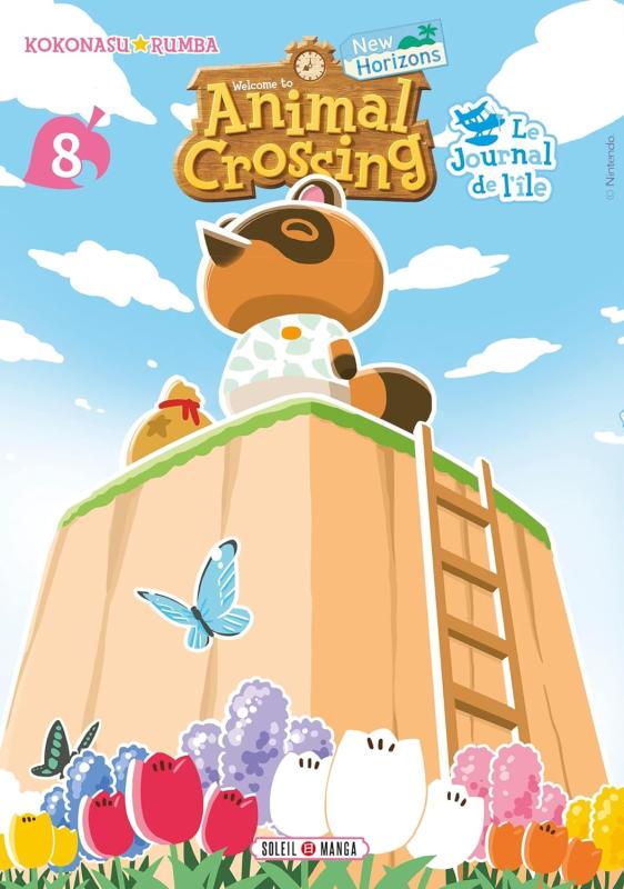  Animal crossing : New Horizons, le journal de l'île T8, manga chez Soleil de Kokonasu, Nintendo