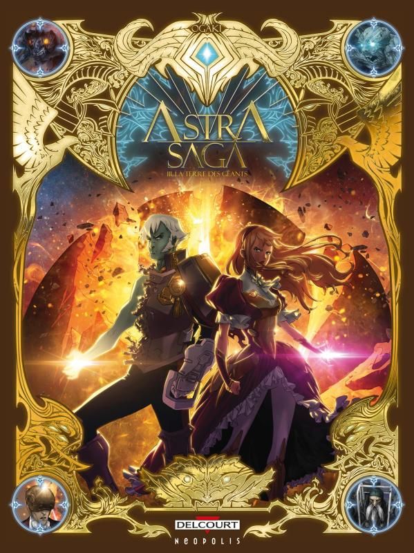  Astra Saga T3 : La Terre des géants (0), bd chez Delcourt de Ogaki, Gudulf, Perez, Loup