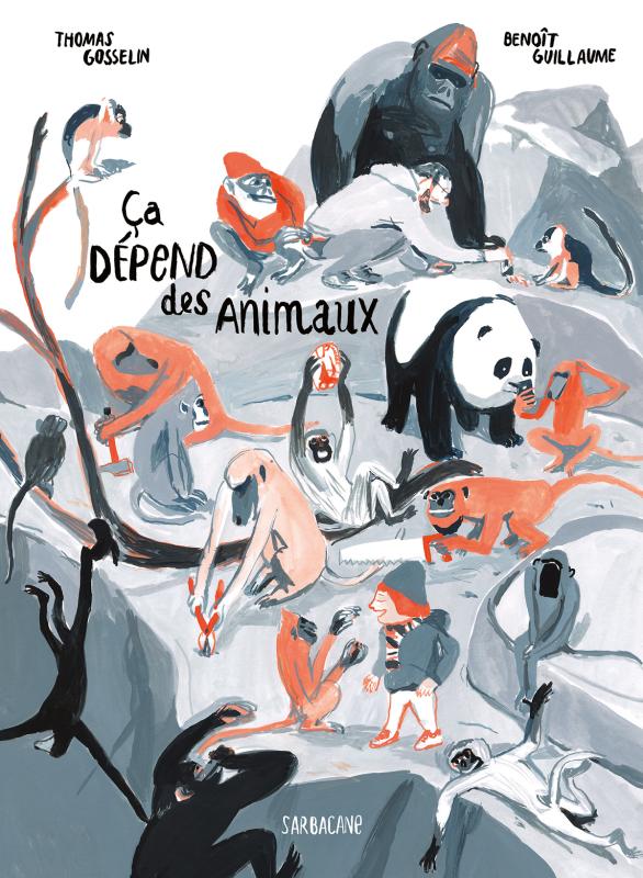 Ça dépend des animaux, bd chez Sarbacane de Gosselin, Guillaume
