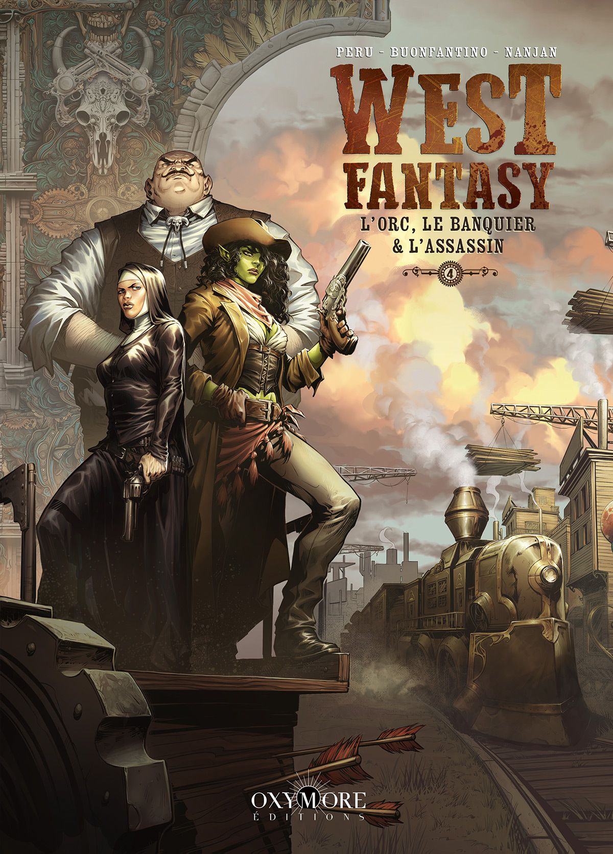  West fantasy T4 : L'orc, le banquier et l'assassin (0), bd chez Oxymore de Peru, Buonfantino, Nanjan