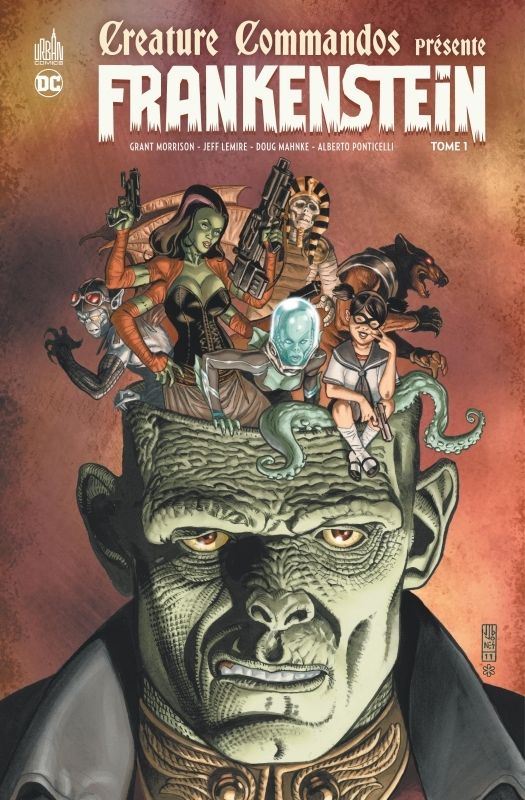 Créature commando présente  : Frankenstein (0), comics chez Urban Comics de Lemire, Morrison, DiDio, Ponticelli, Mahnke, Collectif, Jones