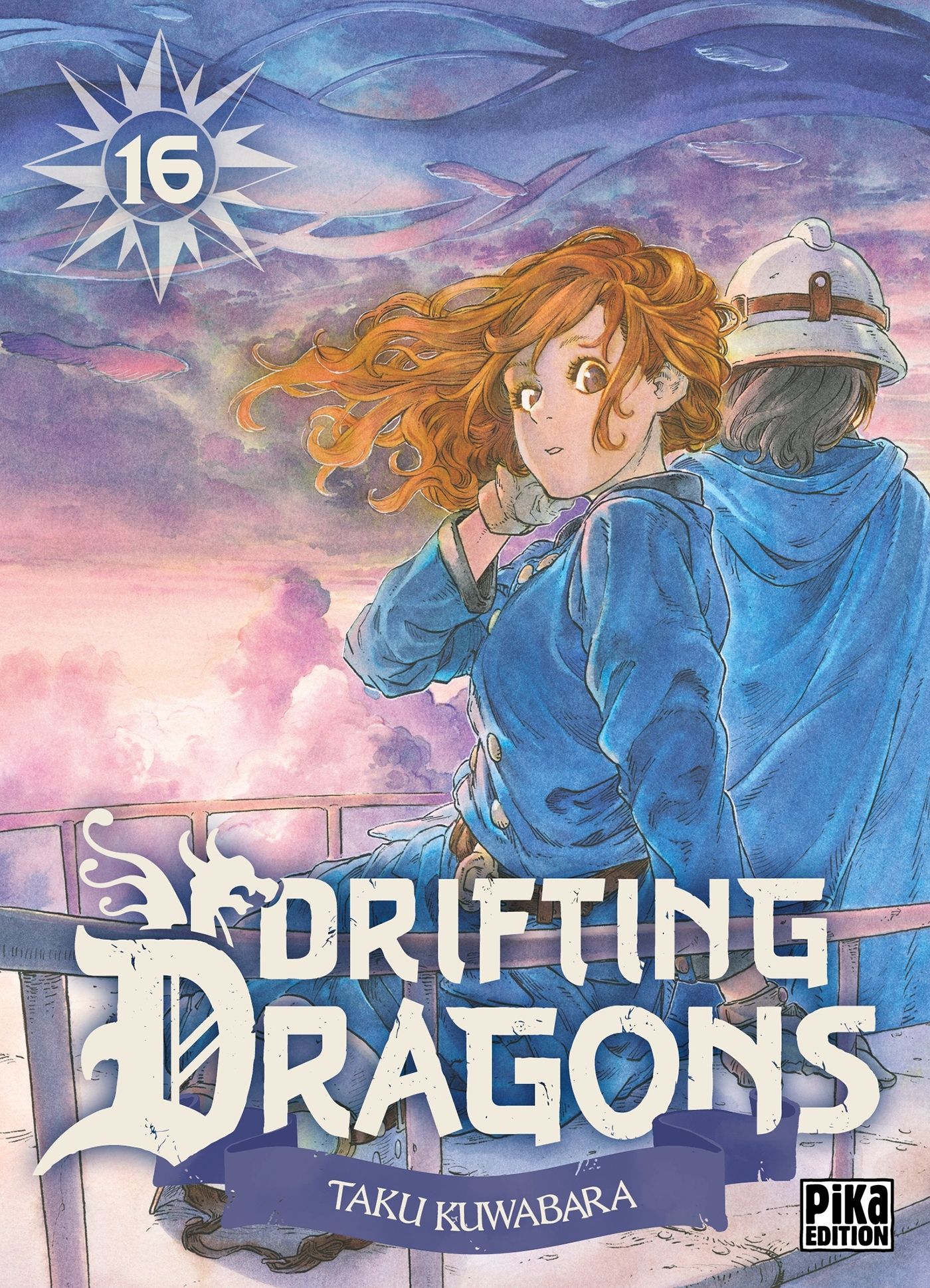  Drifting dragons T16, manga chez Pika de Kuwabara