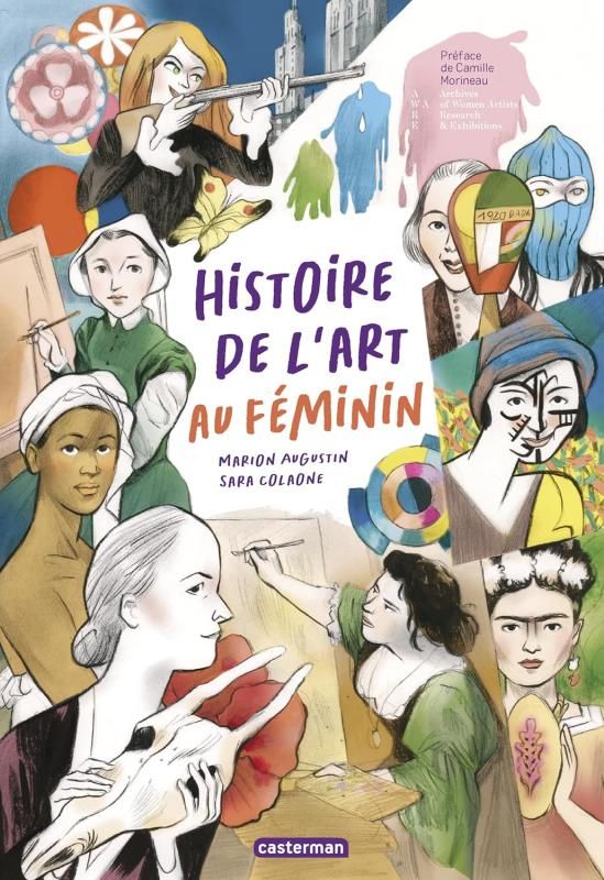 Histoire de l'art au féminin, bd chez Casterman de Augustin, Morineau, Colaone