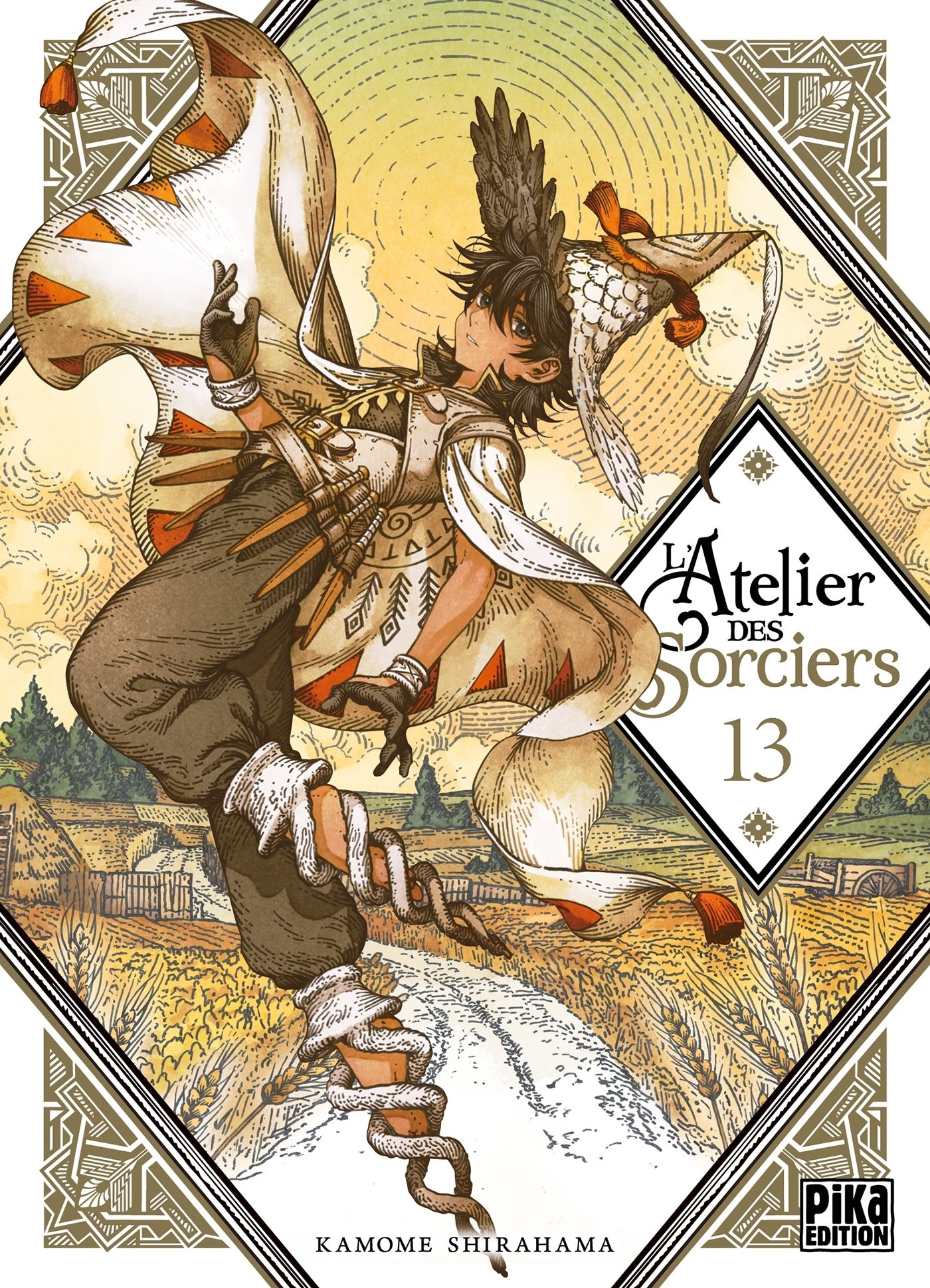 L'atelier des sorciers T13, manga chez Pika de Shirahama