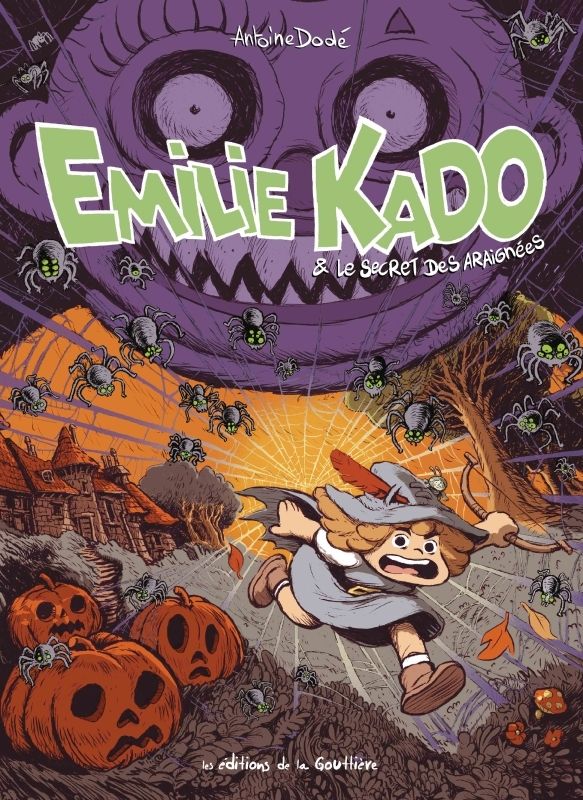  Emilie Kado T1 : Et le secret des araignées (0), bd chez Editions de la Gouttière de Dodé