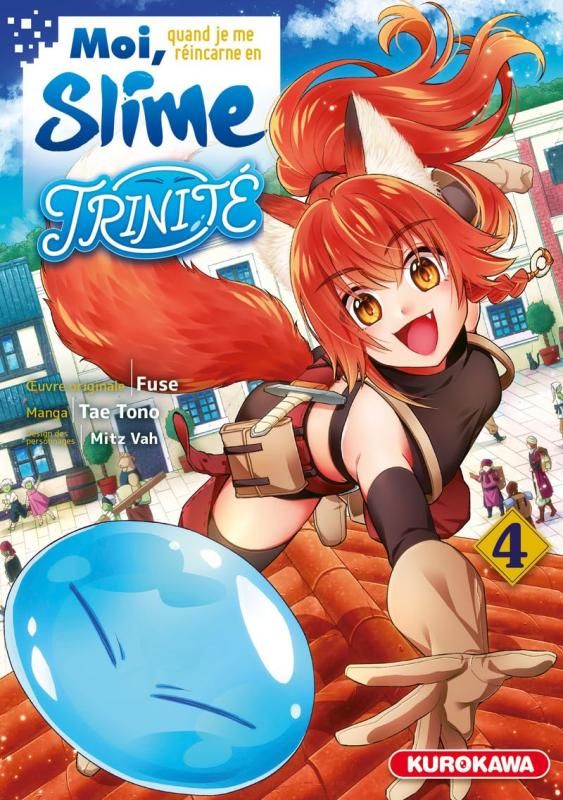  Moi quand je me réincarne en slime - Trinité T4, manga chez Kurokawa de Fuse, Tono