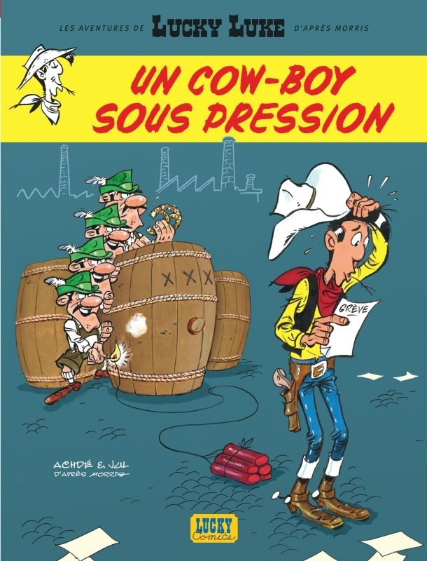 Les Nouvelles aventures de Lucky Luke T11 : Un cow-boy sous pression (0), bd chez Lucky Comics de Jul, Achdé, Mel