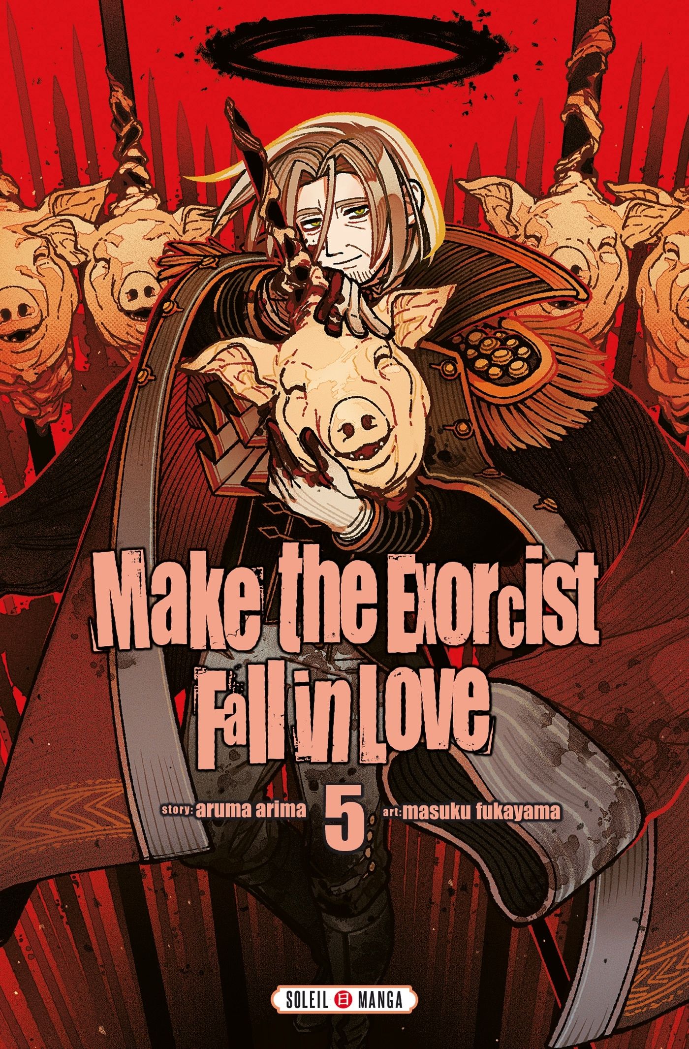  Make the exorcist fall in love T5, manga chez Delcourt Tonkam de Arima, Fukuyama