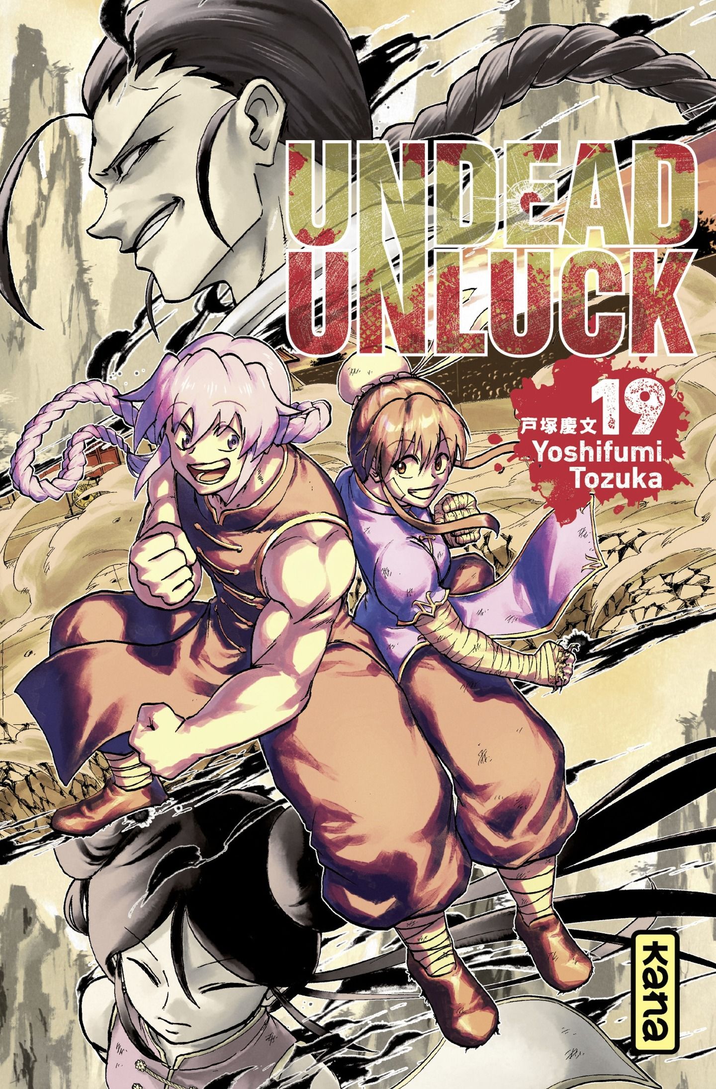  Undead unluck T19, manga chez Kana de Tozuka