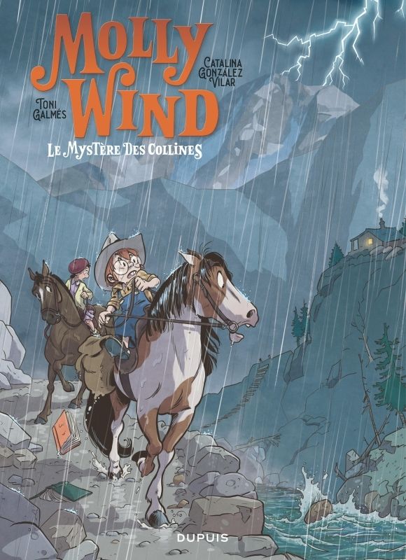  Molly Wind, bibliothécaire du far west T2 : Le Mystère des collines (0), bd chez Dupuis de Gonzalez Vilar, Galmés