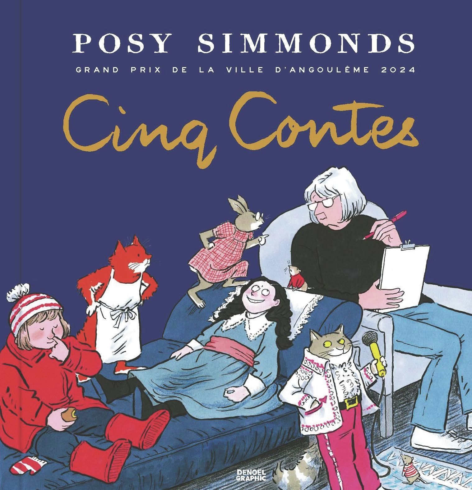 Cinq contes, bd chez Denoël Graphic de Simmonds