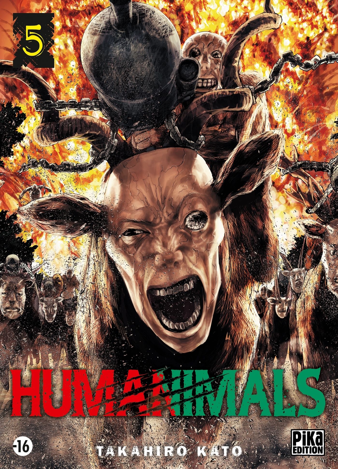  Humanimals T5, manga chez Pika de Katô